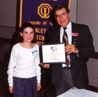 1994 Youth Appreciation Award presented by Harold Lauber